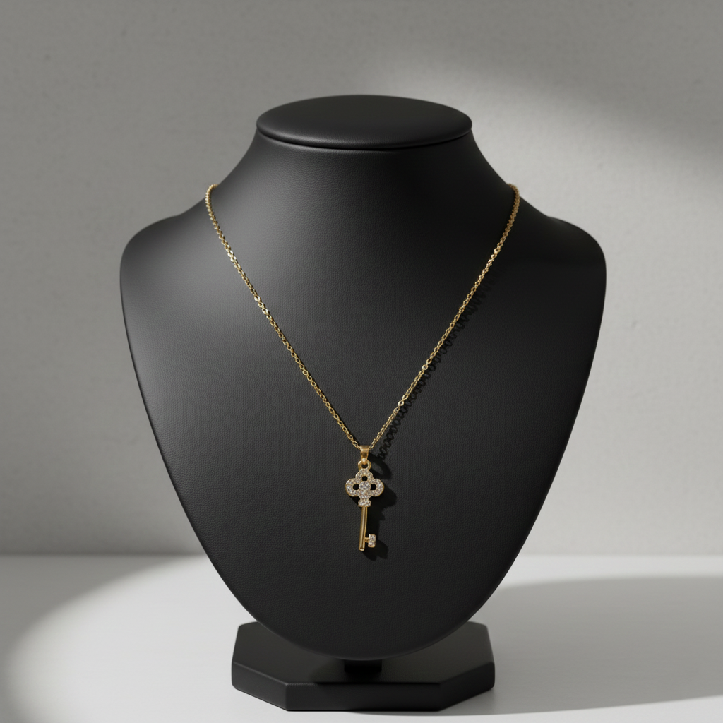 Key Pendant Necklace – Symbol of Love & New Beginnings