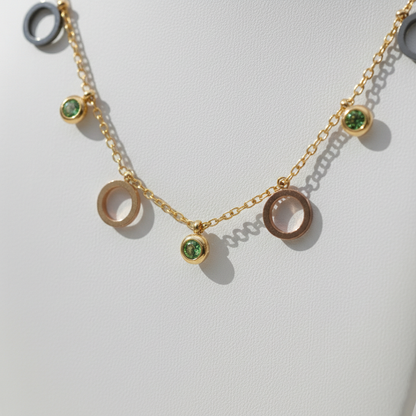 Multi Charm Station Necklace