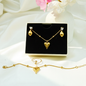Gold Heart Jewelry Gift Hamper
