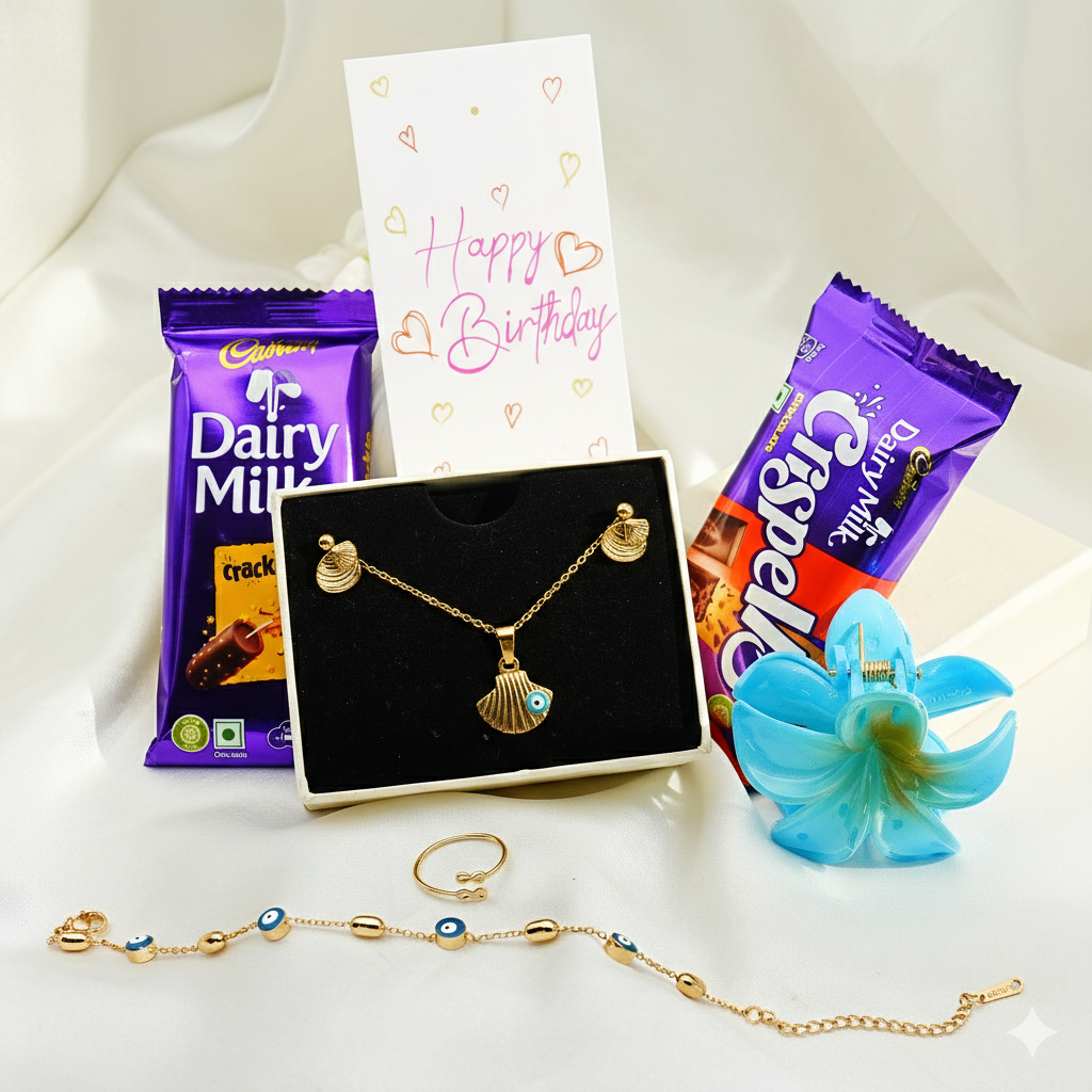 Evil Eye Jewelry Gift Hamper For Her