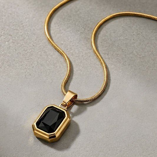 Onyx Pendant Necklace