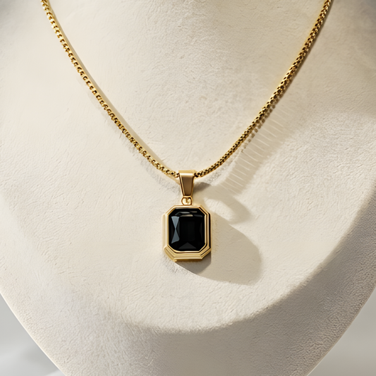Onyx Pendant Necklace