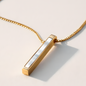 MOP Gold Bar Necklace