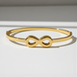 Eternal Infinity Gold Bangle