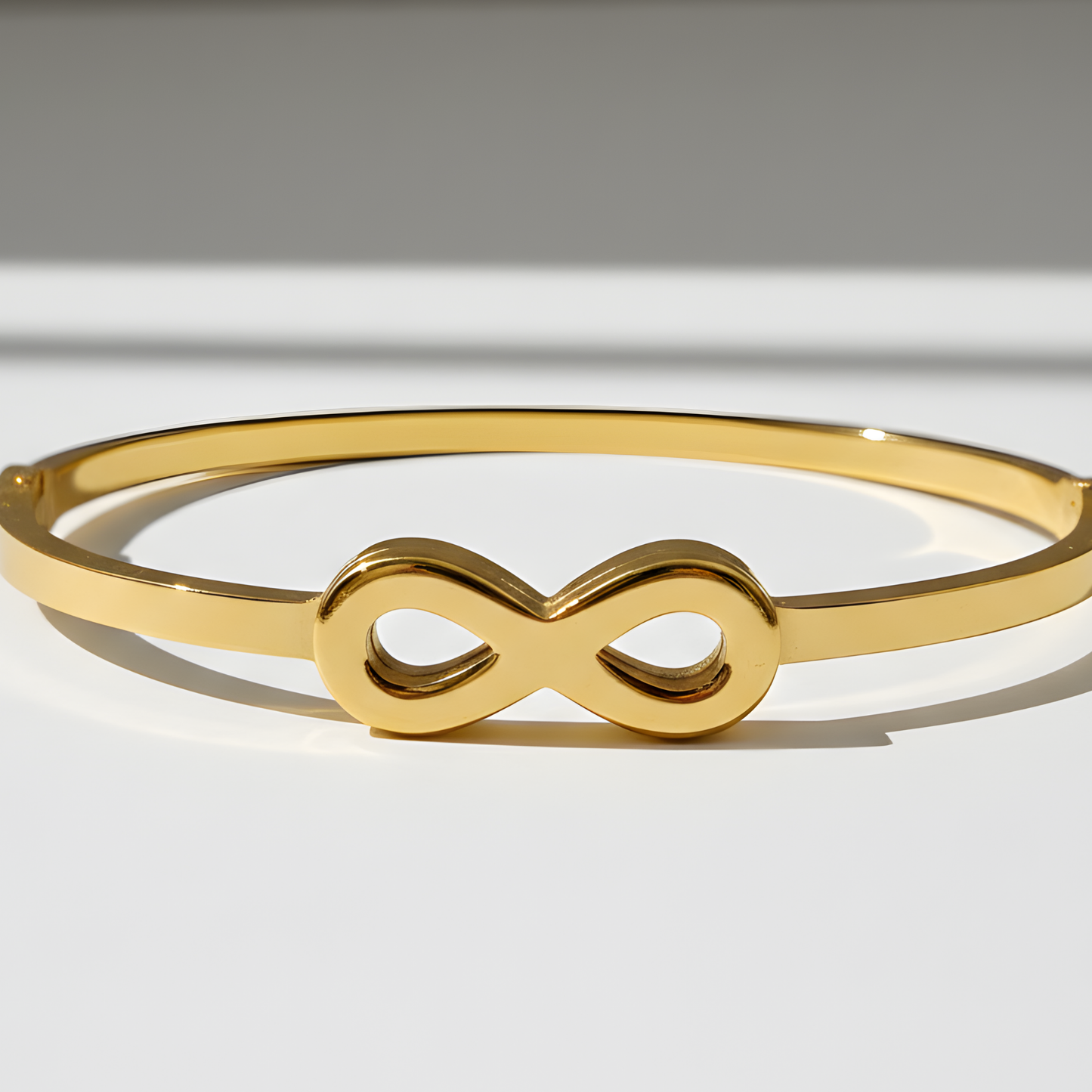 Eternal Infinity Gold Bangle