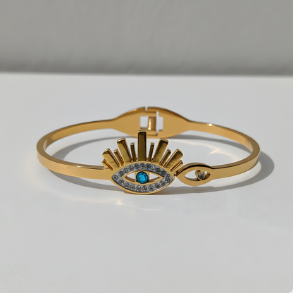 Sunburst Evil Eye Bangle