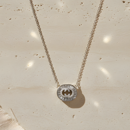 Crystal Halo Pendant Necklace
