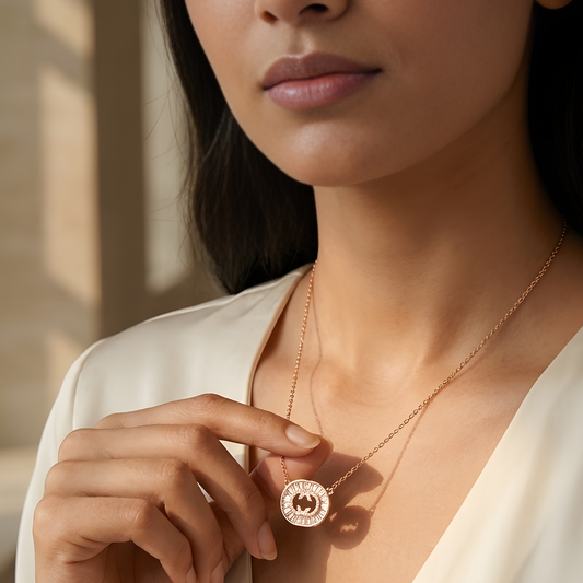 Crystal Halo Pendant Necklace