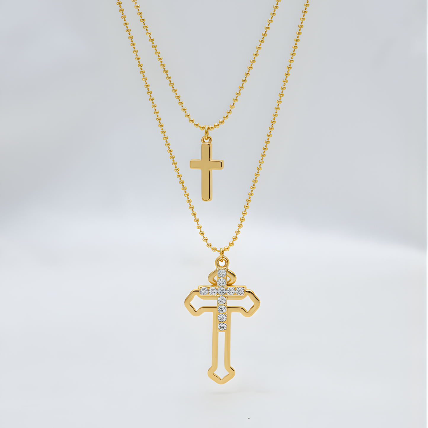 Layering Cross Pendant Necklace