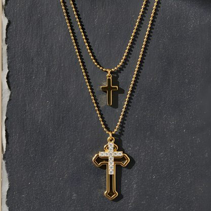 Layering Cross Pendant Necklace