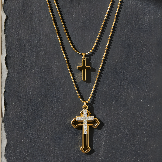 Layering Cross Pendant Necklace