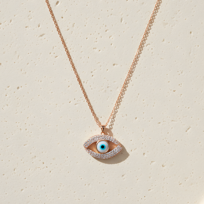 Evil Eye Crystal Necklace
