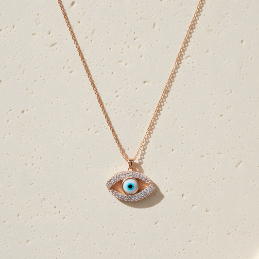 Evil Eye Crystal Necklace