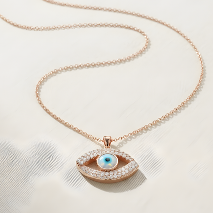Evil Eye Crystal Necklace