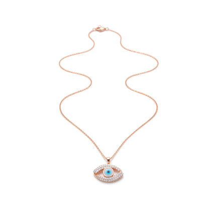 Evil Eye Crystal Necklace