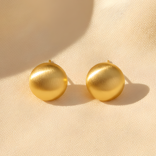 Circle Stud Earrings