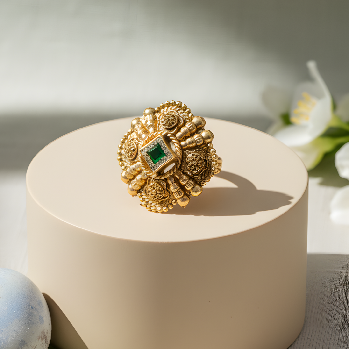 Temple Jewelry Statement Ring