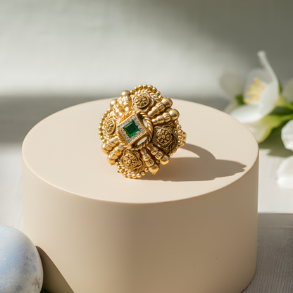 Temple Jewelry Statement Ring