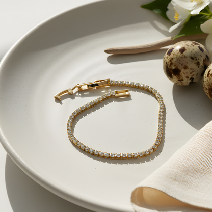 Round Moissanite Tennis Bracelet