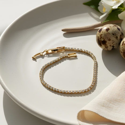 Round Moissanite Tennis Bracelet