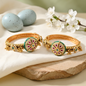 Royal Polki Kundan Statement Bangles