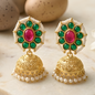 Statement Earrings with Ghungroo Bells