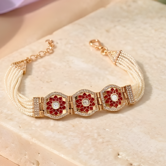 South Indian Meenakari Bracelet