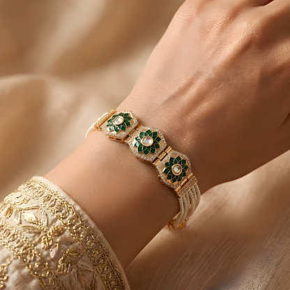 South Indian Meenakari Bracelet