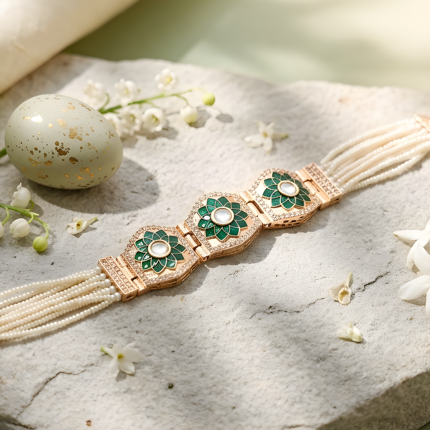 South Indian Meenakari Bracelet