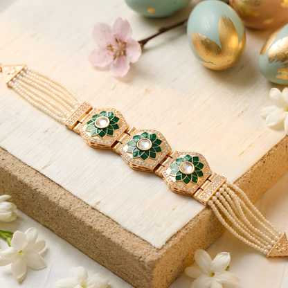 South Indian Meenakari Bracelet