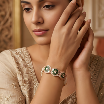 South Indian Meenakari Bracelet