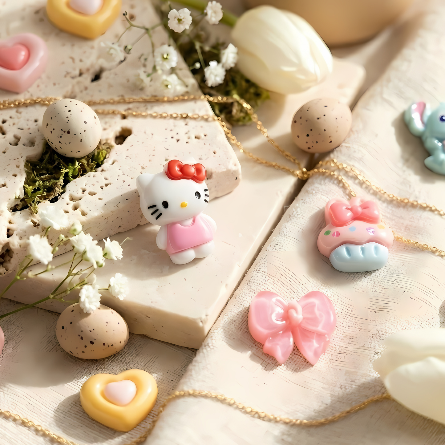 Kawaii Charms Mix – Cute Bear, Bunny, Fruit & Cartoon Charms
