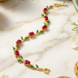 Moissanite Diamond Tulip Bracelet
