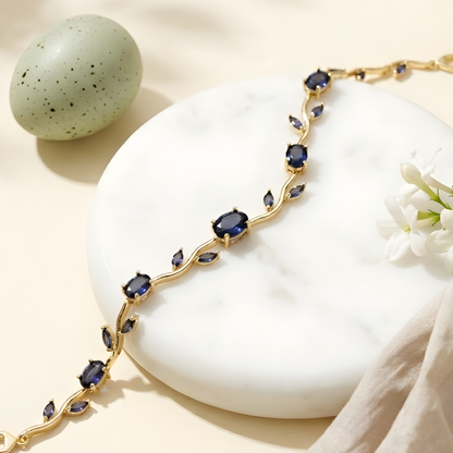Moissanite Diamond Tulip Bracelet