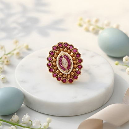 Vintage Style Statement Ring