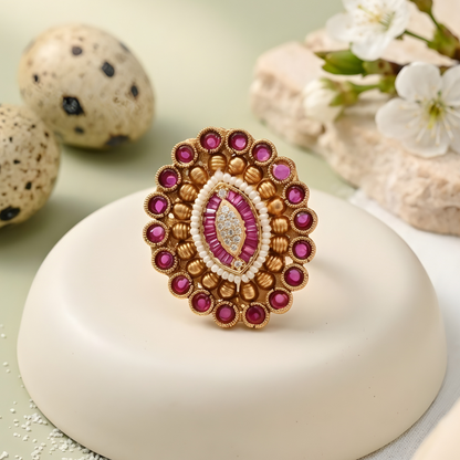 Vintage Style Statement Ring