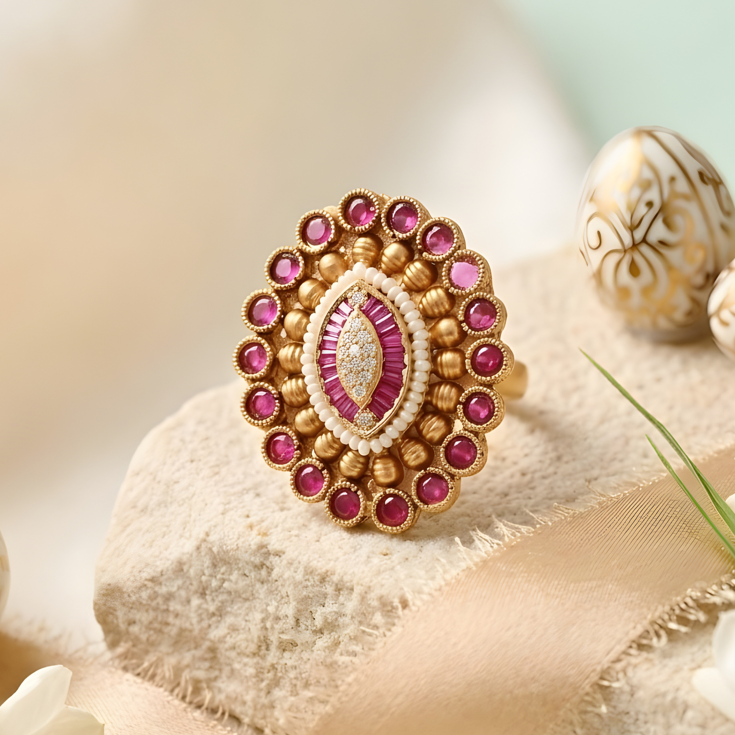 Vintage Style Statement Ring