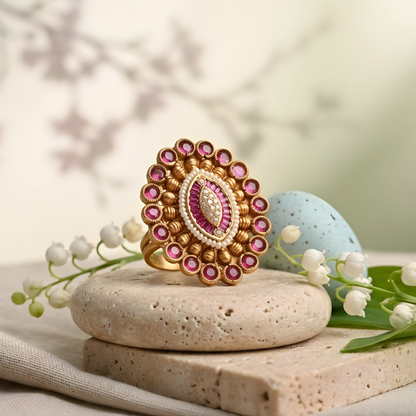 Vintage Style Statement Ring