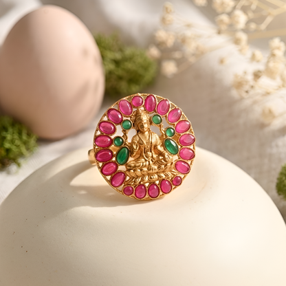 Lakshmi Design Temple Ring
