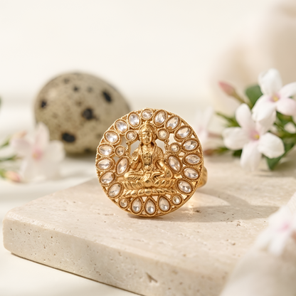 Lakshmi Design Temple Ring