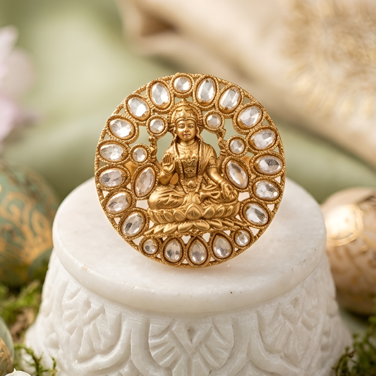 Lakshmi Design Temple Ring
