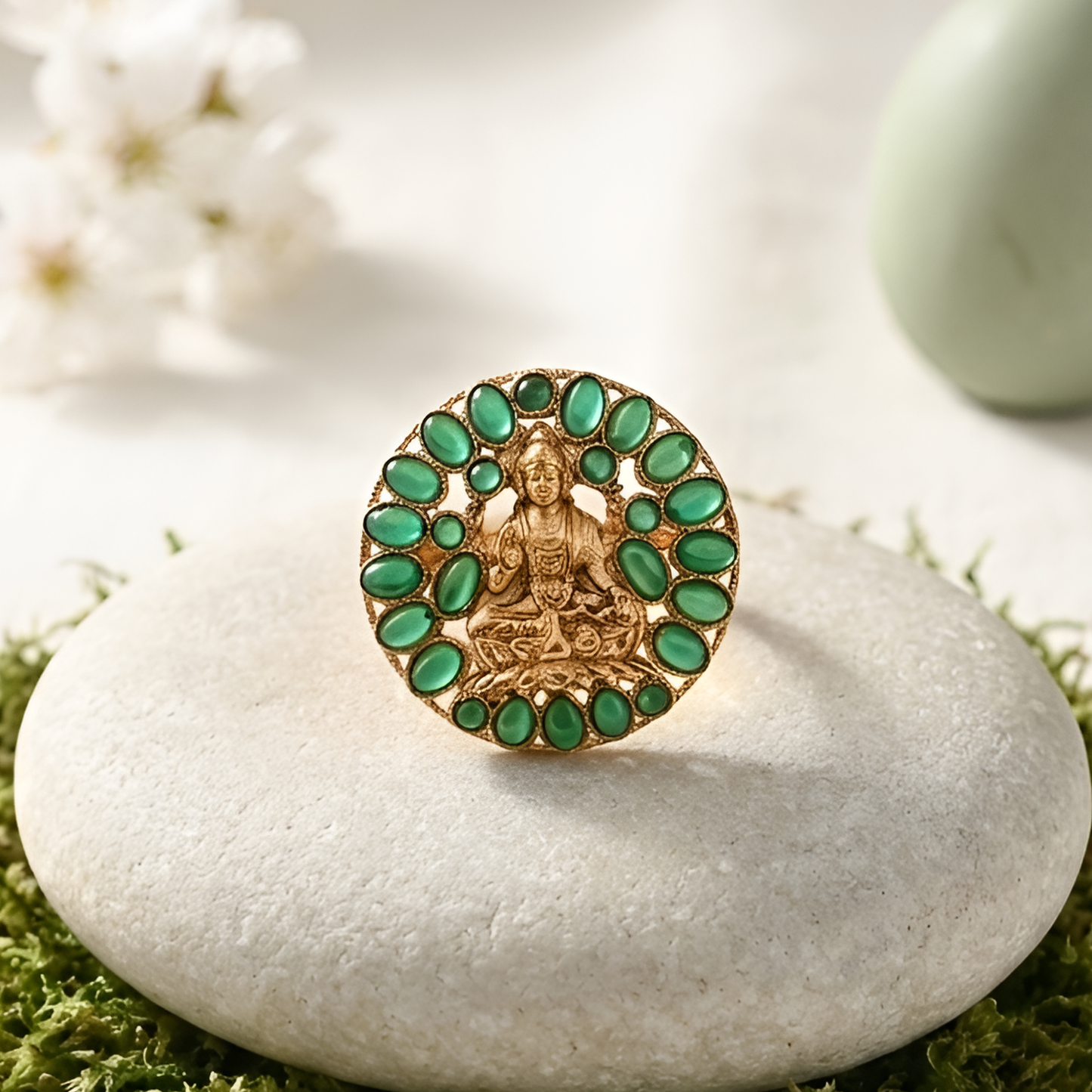 Lakshmi Design Temple Ring