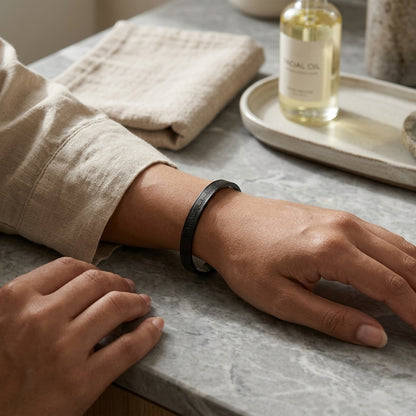 Midnight Luxe Textured Bangle Collection