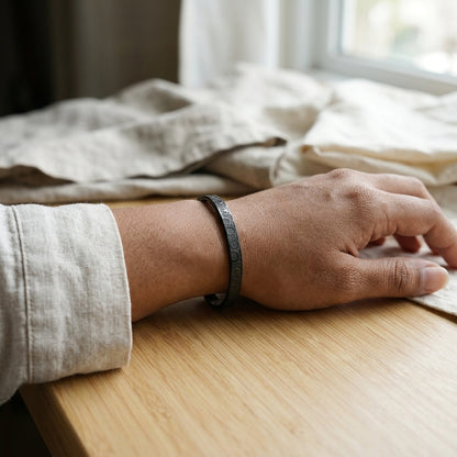 Midnight Luxe Textured Bangle Collection