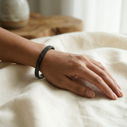 Midnight Luxe Textured Bangle Collection