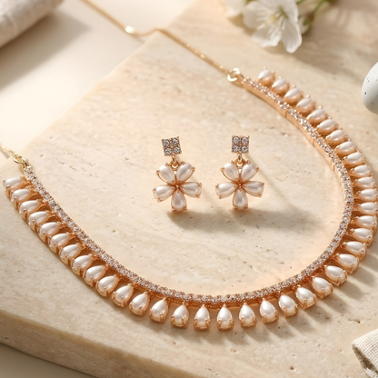 Moissanite Diamond Tennis Necklace Set