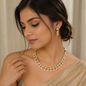 Single Line Polki Kundan Necklace Set