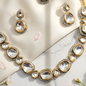 Polki Diamond Bridal Jewelry Set