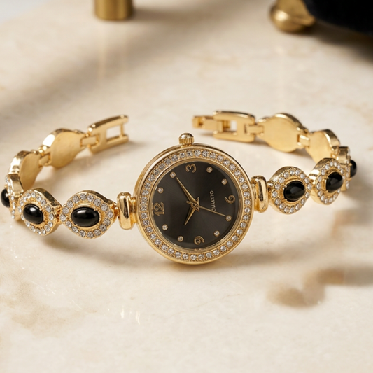 Luxury Crystal Stone Bracelet Watch for Women