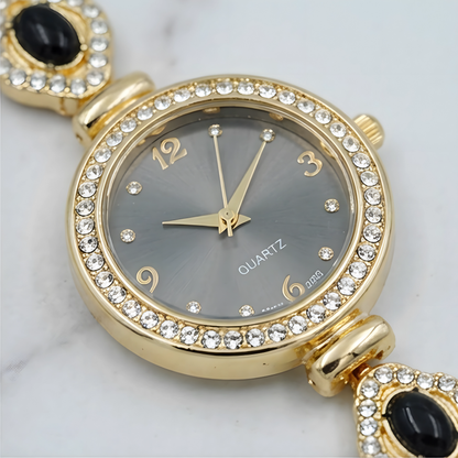 Luxury Crystal Stone Bracelet Watch for Women